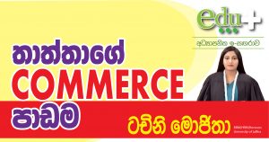 තාත්තාගේ commerce පාඩම